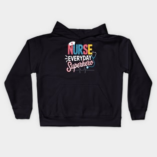 Nurse Every Day Superhero Coloring International Nurses Day Kids Hoodie